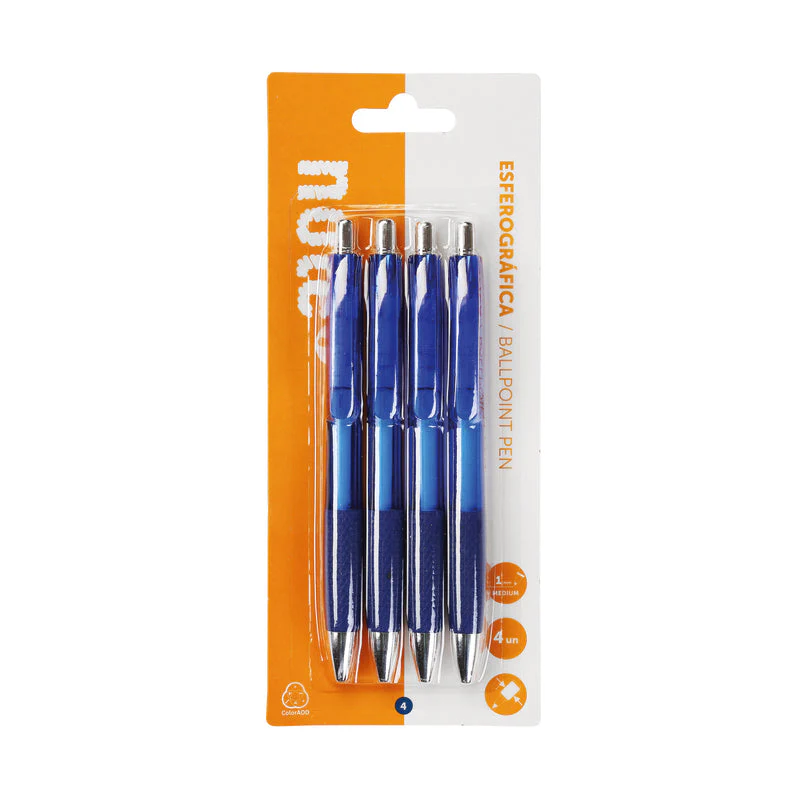 Esferográfica Retrátil de Tinta Azul - Image 4